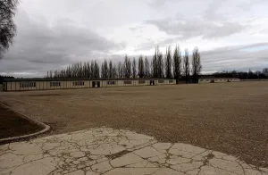 Extermination: Dachau Concentration Camp. Barracks. Germany