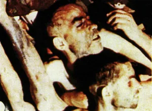 Allach: Dachau Concentration Camp - Corpses of murdered inmates