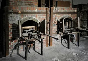 Extermination: Dachau Concentration Camp. Crematorium. Germany