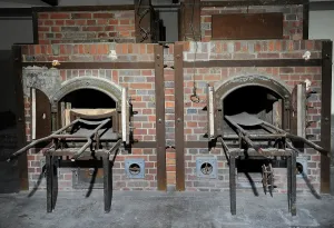 Extermination: Dachau Concentration Camp. Crematorium. Germany