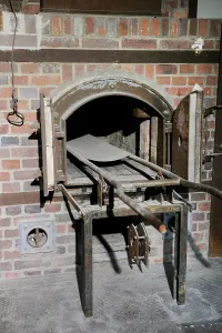 Extermination: Dachau Concentration Camp. Crematorium. Germany