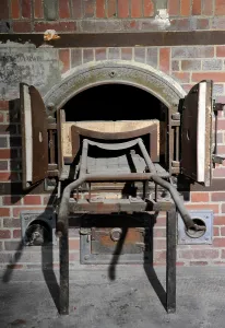 Extermination: Dachau Concentration Camp. Crematorium. Germany