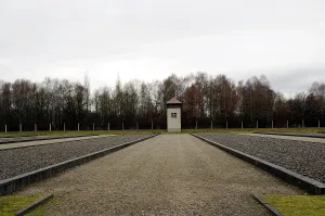 Extermination: Dachau Concentration Camp. Site where the barracks were. Ger