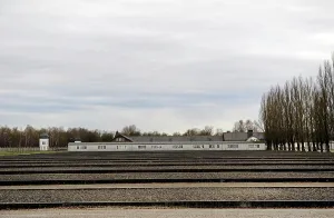 Extermination: Dachau Concentration Camp. Site where the barracks were. Ger