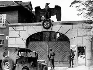 Typhus: Dachau, first Nazi Concentration Camp, Germany, WW2