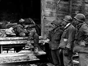 Starved: Dachau, first Nazi Concentration Camp, Germany, WW2