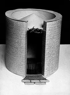 Eucharistic: Dachau, Nazi Concentration Camp, plan for chapel