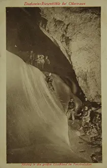 Speleological: Dachstein Mountains. Dachstein Giant cave at