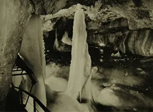Speleological: Dachstein Mountains. Dachstein Ice Caves at