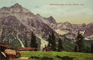 Transhumance: Dachstein Mountains. Dachsteing group from the