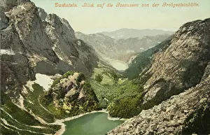 Dachstein: Dachstein Mountains. Overlooking the Gosauseen