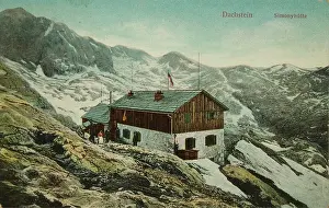 Hallstatt: Dachstein. Simonyhutte. 1912. Photochrom. Photograph