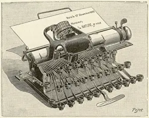 Typewriters: DACTYLE TYPEWRITER/1896