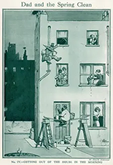 Drainpipe: Dad and the Spring Clean by William Heath Robinson