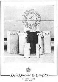 Heaters: D.A.Daniel Aircraft Heaters. Machynlleth