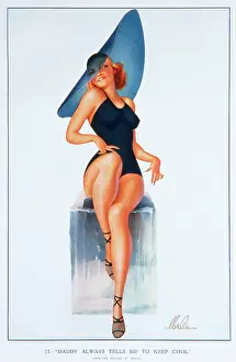 Pin-Up: Daddy always tells me to keep cool by Merlin Enabnit