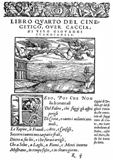 According: Daedalus and Icaros fitted with their wings. According