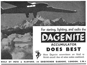 Dagenite: Dagenite Accumulators For Aircraft - Battery
