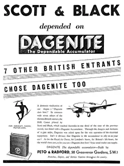 Accumulators: Dagenite Accumulators For Aircraft - Battery