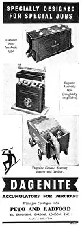 Accumulators: Dagenite Accumulators For Aircraft - Battery
