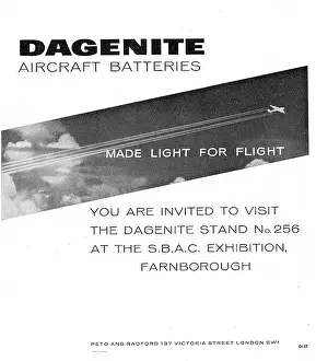 Dagenite: Dagenite Aircraft Batteries