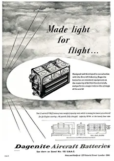 Dagenite: Dagenite Aircraft Batteries