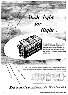 Dagenite: Dagenite Aircraft Batteries