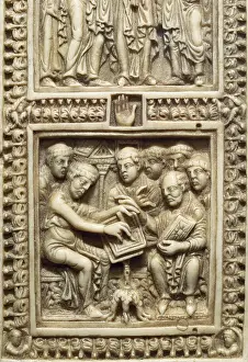 Dictating: Dagobert psalter