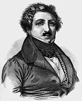 Daguerreotype: Daguerre, Louis Jacques Mande, 18.11.1789 - 10.7.1851