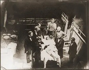 Sedation: Daguerreotype believed to be a re-enactment ?