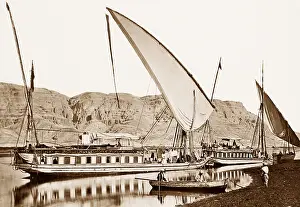 Dahabeeyah: Dahabeeyah on the River Nile, Egypt