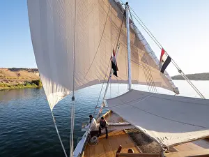 Ombo: Dahabiya, River Nile, Aswan Governate, Egypt