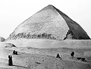 Dahshur: Dahshur Pyramid, Egypt, Victorian period
