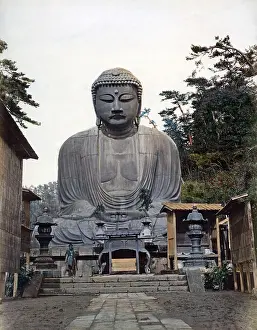 Buddha: Daibutsu, bronze image of Buddha, Kamakura, Japan, circa 188