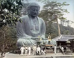 Buddha: Daibutsu, statue of Buddha, Kamakura, Japan, circa 1890s