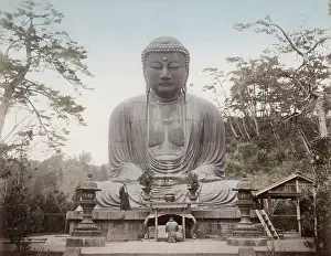 Kamakura: Daibutsu, statue of Buddha, Kamakura, Japan