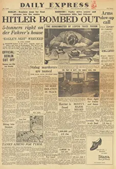 Modena: Daily Express front page Battle for Berlin