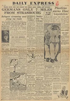 Scobie: Daily Express front page Battle of the Bulge
