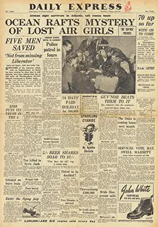 Cyanide: Daily Express - Survivors of missing Liberator found
