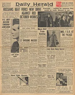Manser: Daily Herald front page Battle of Stalingrad