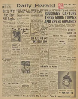 Wavell: Daily Herald front page Battle of Stalingrad