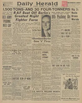 Vito: Daily Herald front page Tehran Conference