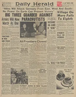 Camino: Daily Herald front page Tehran Conference