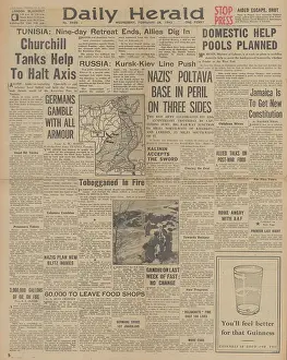 Mallory: Daily Herald - Red Army advance on the Eastern Front