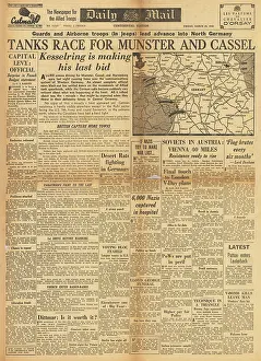 Gdynia: Daily Mail - Allied forces head for Munster and Kassel
