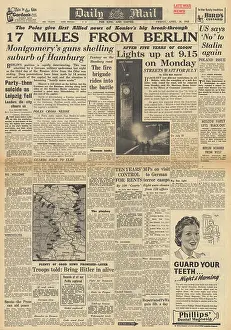 Mavis: Daily Mail front page Battle for Berlin