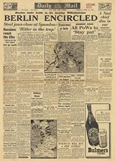 Modena: Daily Mail front page Battle for Berlin