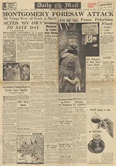 Givet: Daily Mail front page Battle of the Bulge