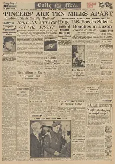 Alten: Daily Mail front page Battle of the Bulge