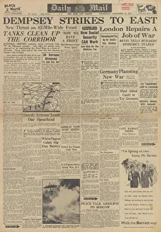 Rubicon: Daily Mail front page Battle for Holland